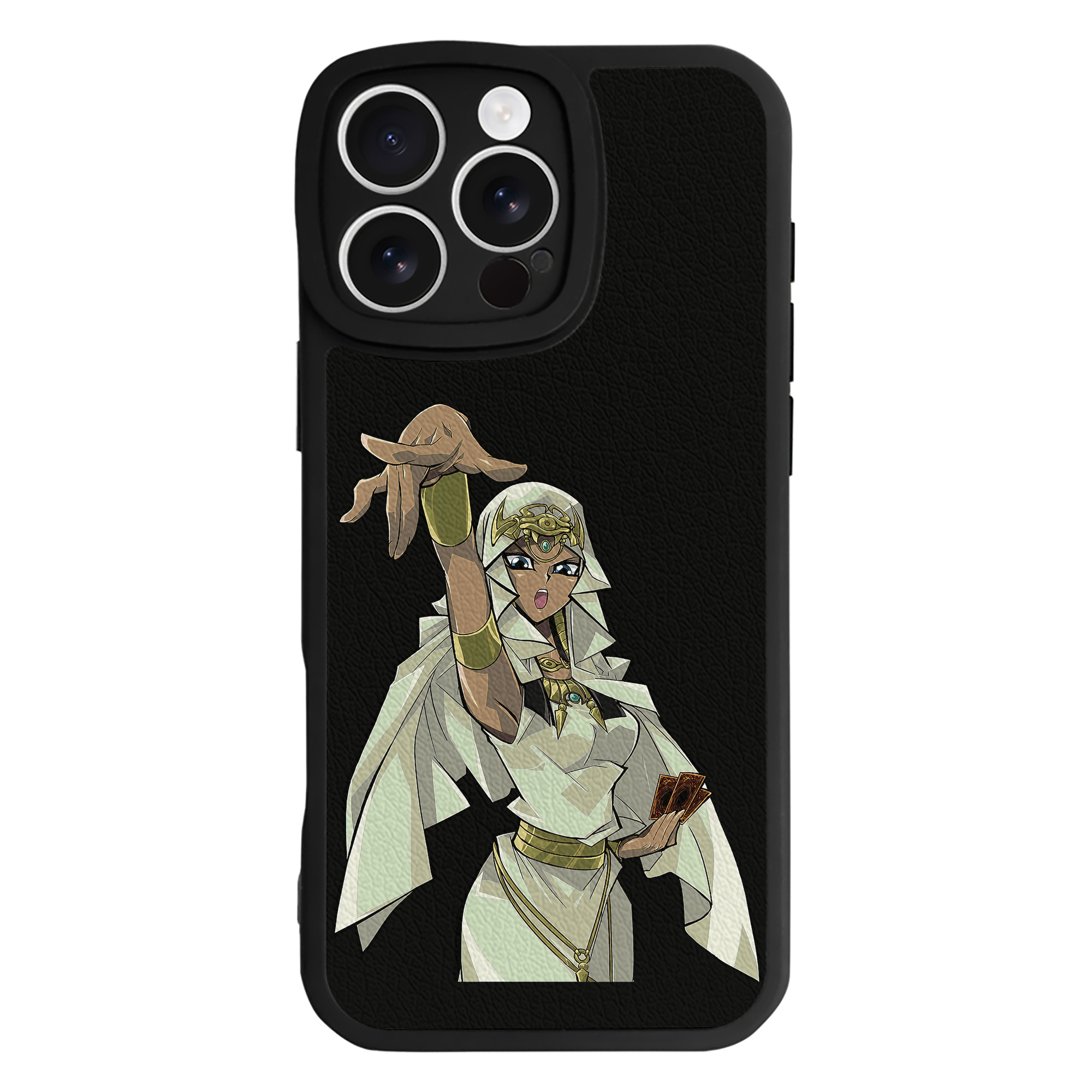 （画像用） 遊☆戯☆王 Yu-Gi-Oh! 【iPhone 16シリーズ対応】シリコンスマホケース（レザー調） 材質：シリコン